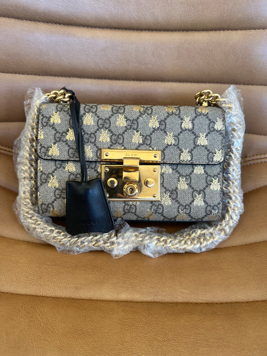 limited edition Gucci GG logo shoulder bag